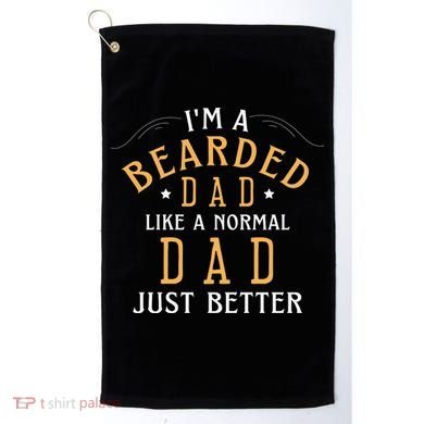 Bearded Dad Beard Humor Golf Towel