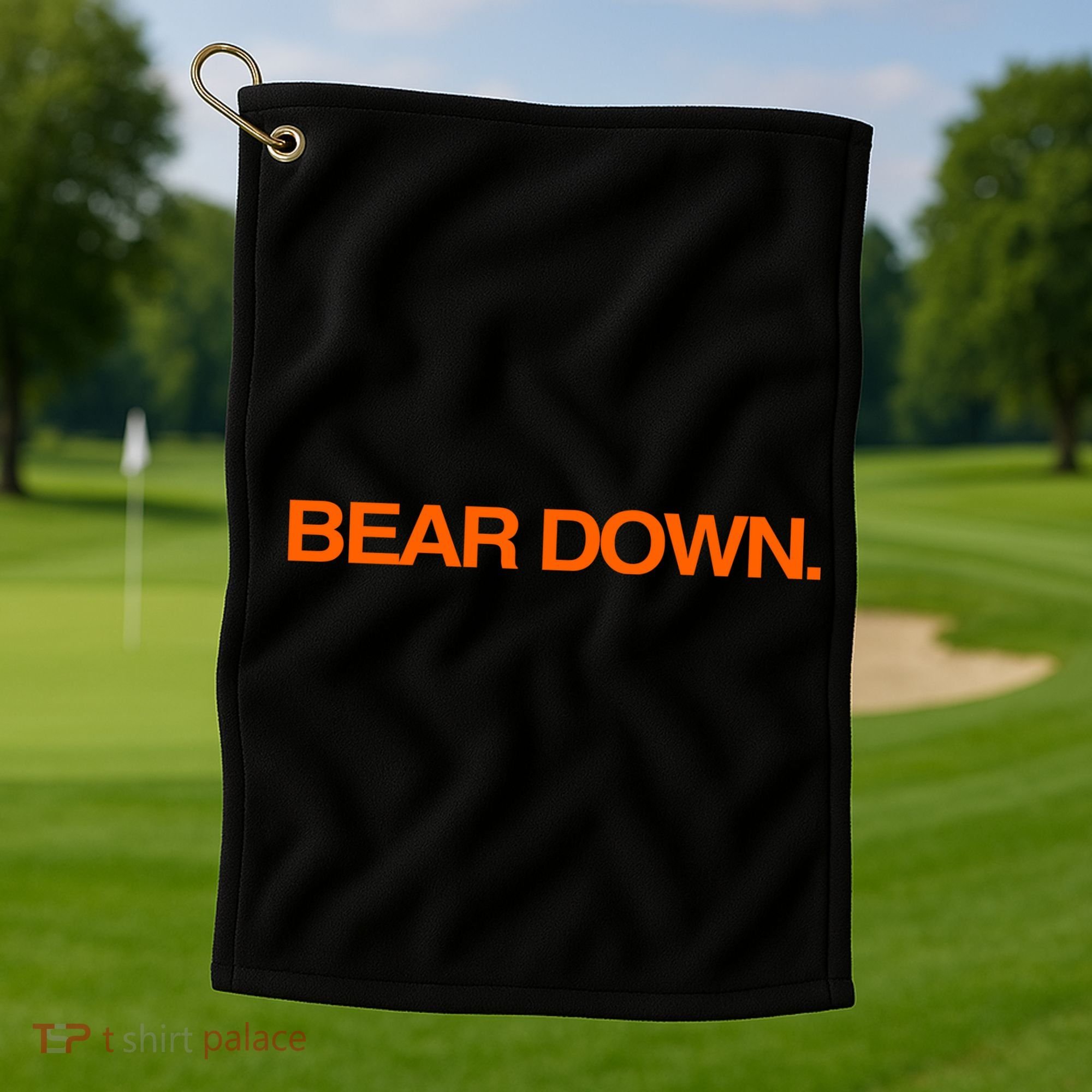 Bear Down Golf Towel