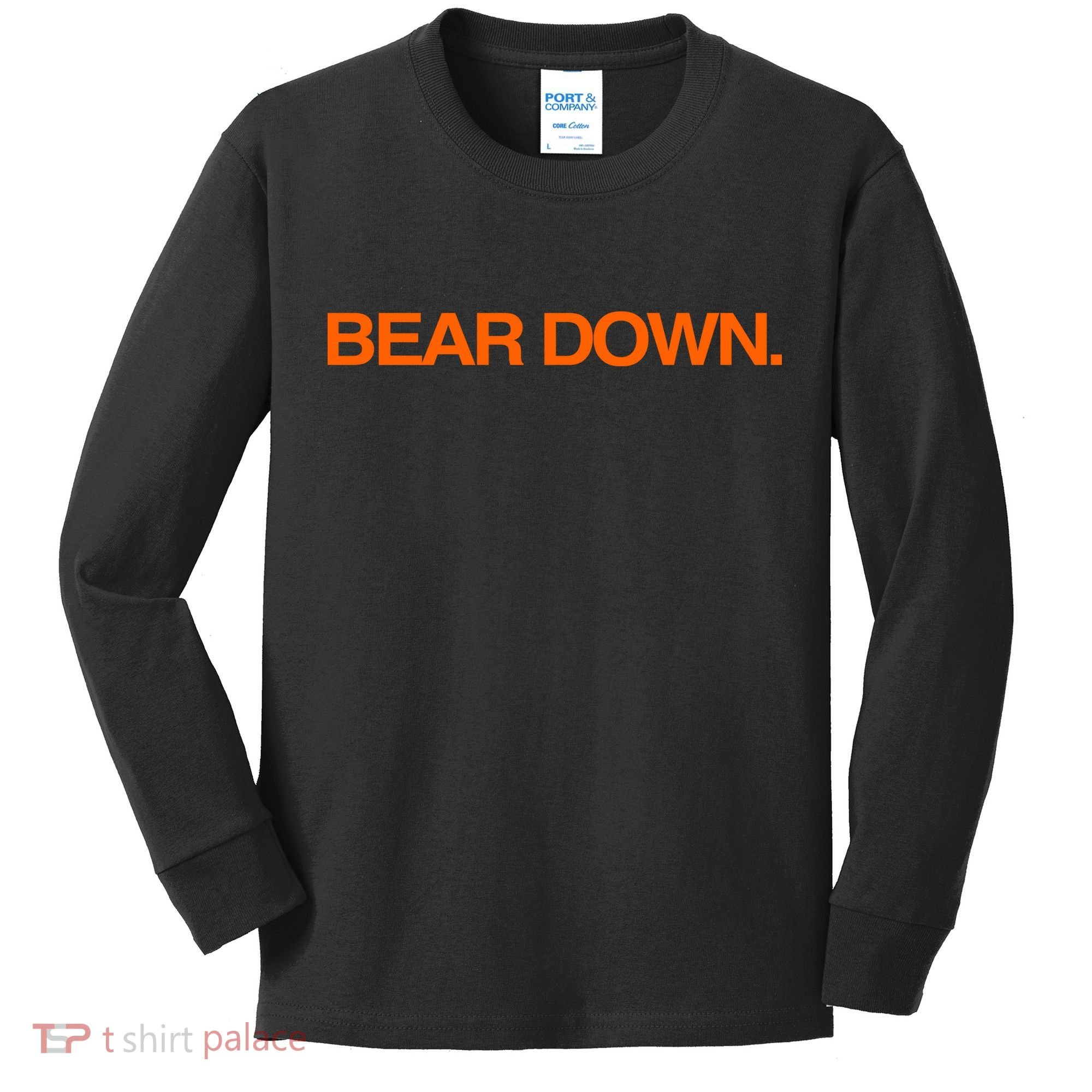Bear Down Kids Long Sleeve Shirt