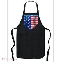 Baseball Drip Boys Ice Cream Patriotic American Flag Apron thumb 0