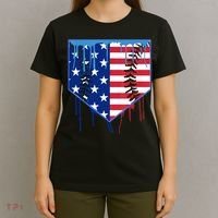 Baseball Drip Boys Ice Cream Patriotic American Flag T-Shirt thumb 4