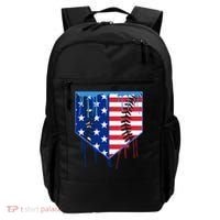 Baseball Drip Boys Ice Cream Patriotic American Flag Backpack thumb 0