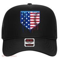 Baseball Drip Boys Ice Cream Patriotic American Flag Hat thumb 0