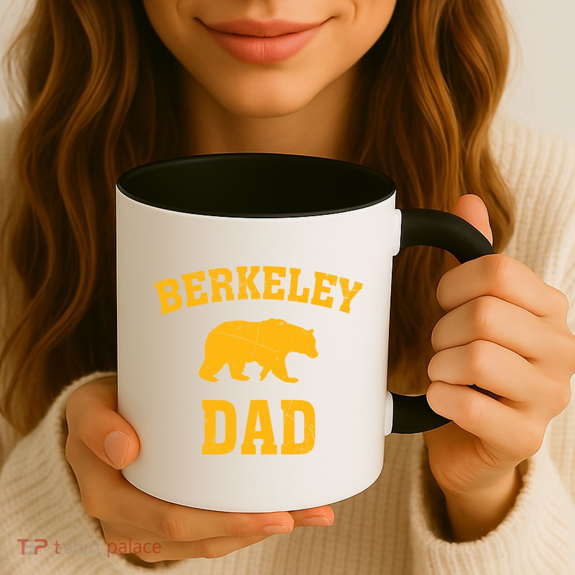Berkeley Dad Bear Graphic FatherS Day Gift Coffee Mug