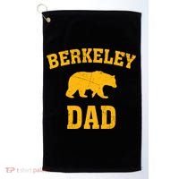 Berkeley Dad Bear Graphic FatherS Day Gift Golf Towel thumb 0