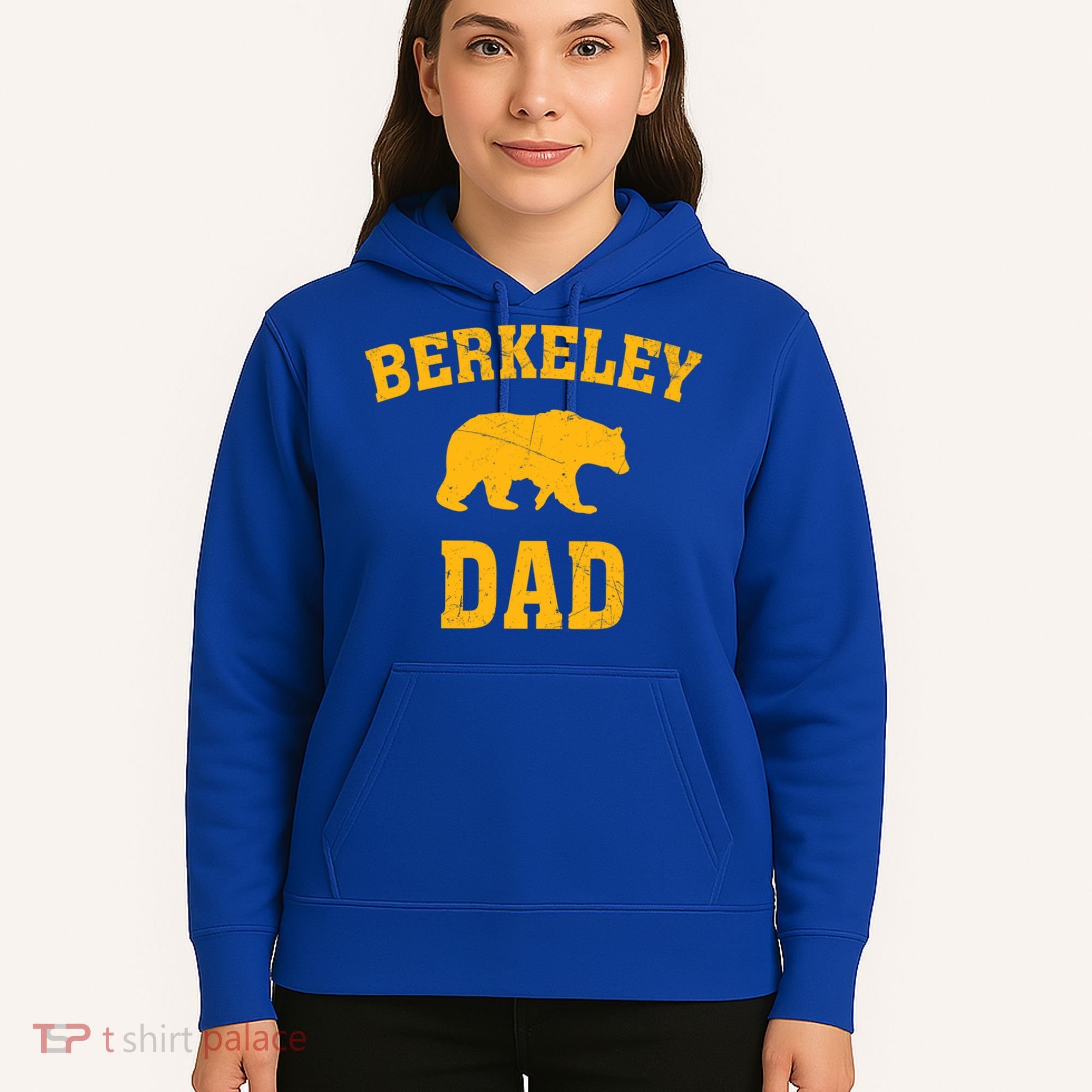 Berkeley Dad Bear Graphic FatherS Day Gift Hoodie