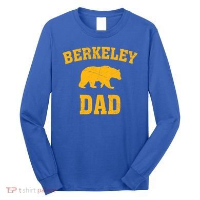 Berkeley Dad Bear Graphic FatherS Day Gift Long Sleeve Shirt