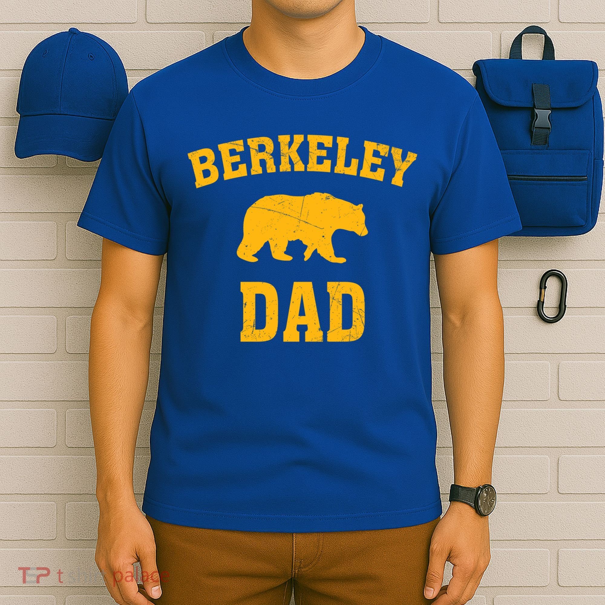 Berkeley Dad Bear Graphic FatherS Day Gift T-Shirt