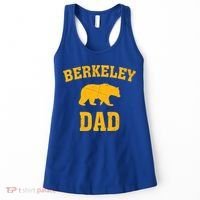 Berkeley Dad Bear Graphic FatherS Day Gift Women's Tank Top thumb 0