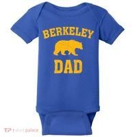 Berkeley Dad Bear Graphic FatherS Day Gift Baby Bodysuit thumb 0