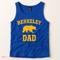 Berkeley Dad Bear Graphic FatherS Day Gift Tank Top thumb 2