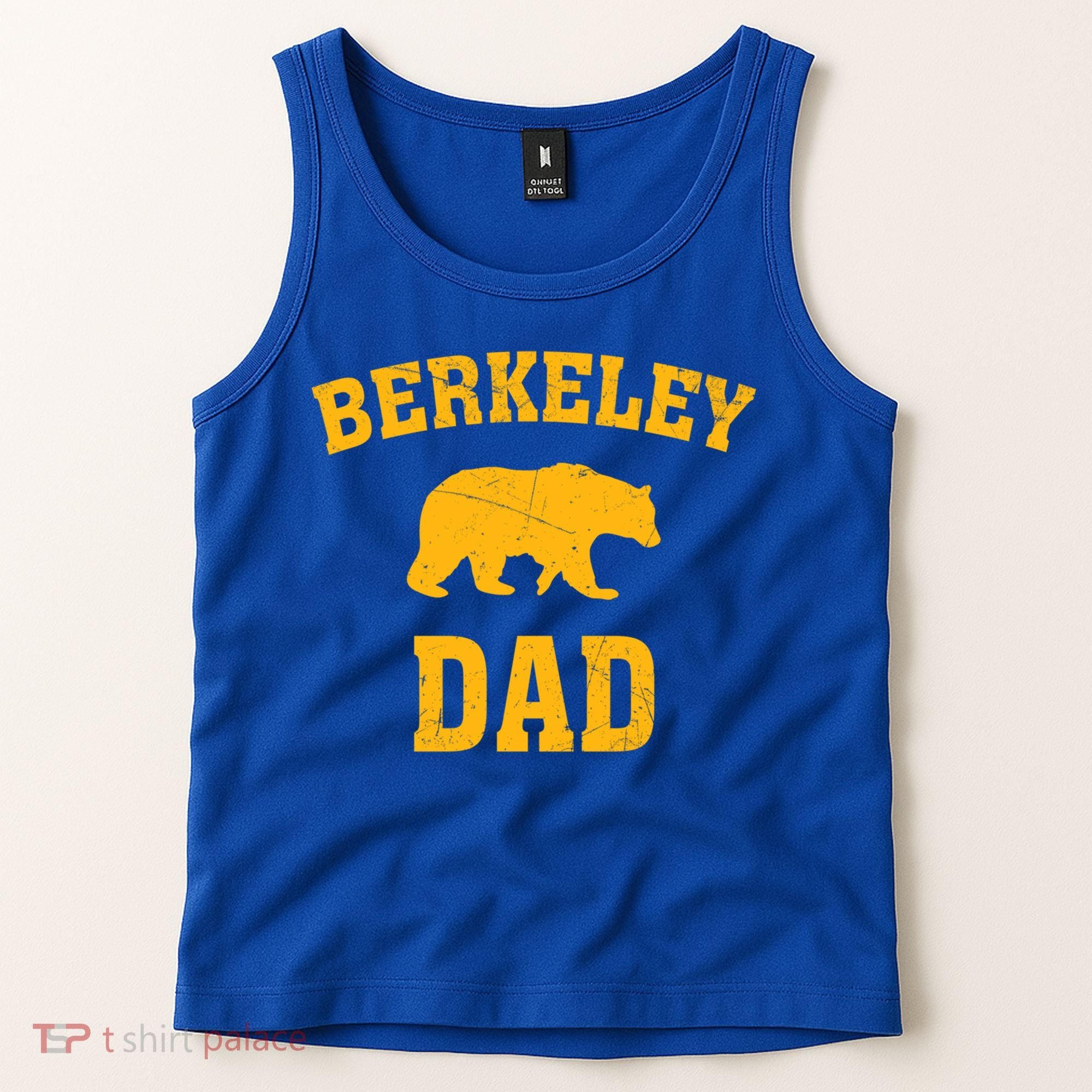 Berkeley Dad Bear Graphic FatherS Day Gift Tank Top