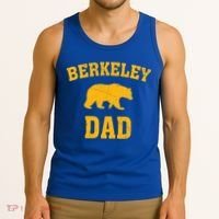 Berkeley Dad Bear Graphic FatherS Day Gift Tank Top thumb 3