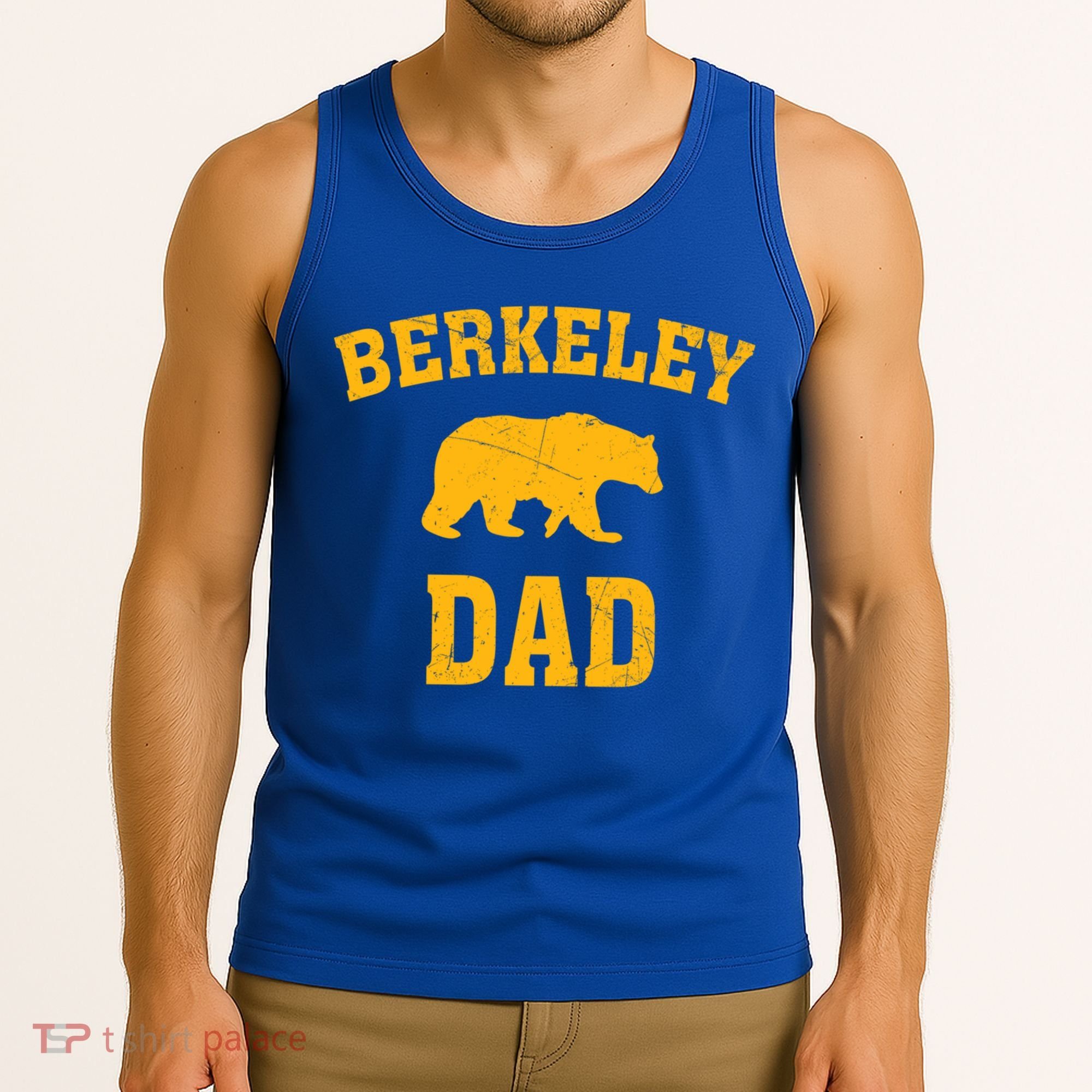 Berkeley Dad Bear Graphic FatherS Day Gift Tank Top