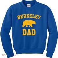 Berkeley Dad Bear Graphic FatherS Day Gift Kids Sweatshirt thumb 0