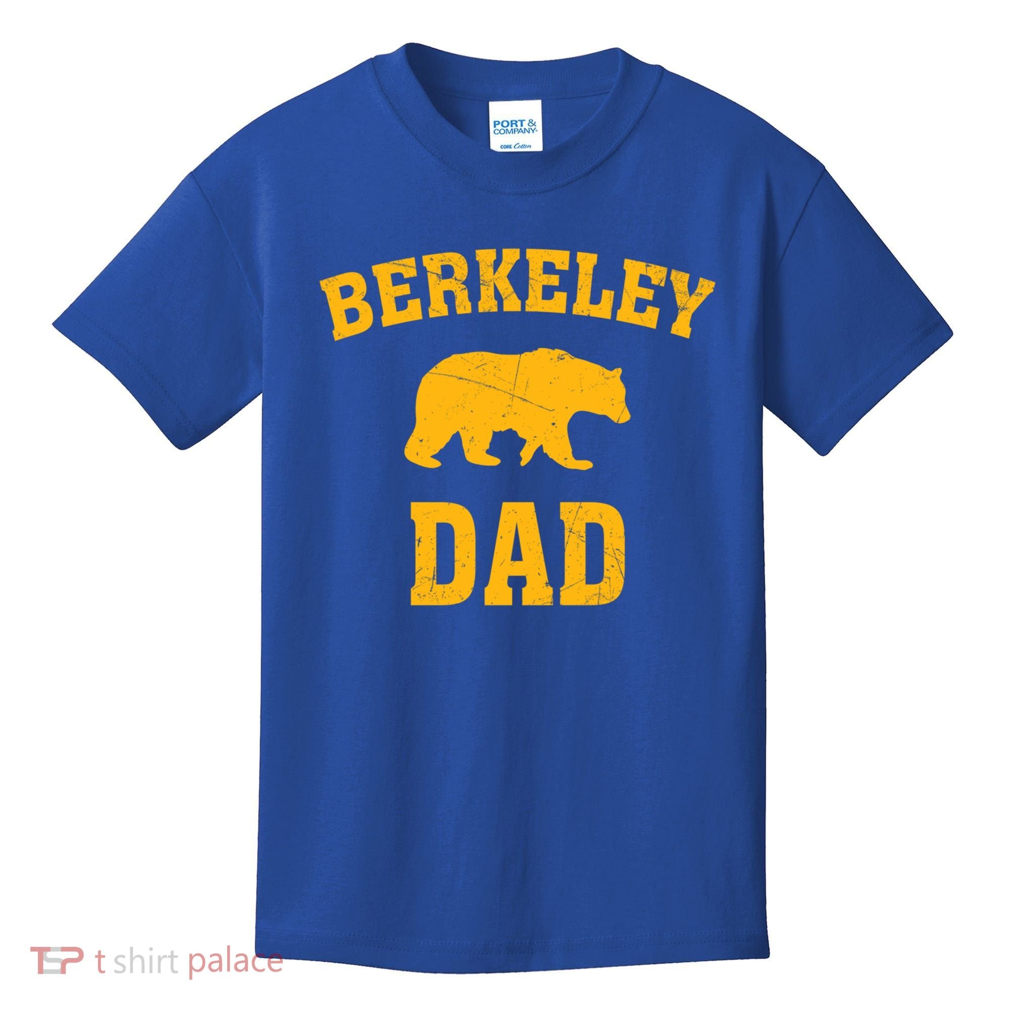 Berkeley Dad Bear Graphic FatherS Day Gift Kids T-Shirt