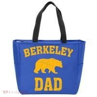 Berkeley Dad Bear Graphic FatherS Day Gift Tote Bag thumb 0