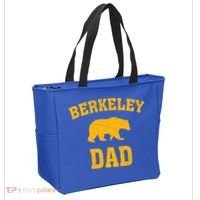 Berkeley Dad Bear Graphic FatherS Day Gift Tote Bag thumb 2