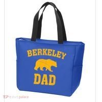 Berkeley Dad Bear Graphic FatherS Day Gift Tote Bag thumb 3