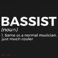 Bassist Definition Bass Player For Musicians Ornament thumb 1