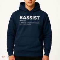 Bassist Definition Bass Player For Musicians Hoodie thumb 2