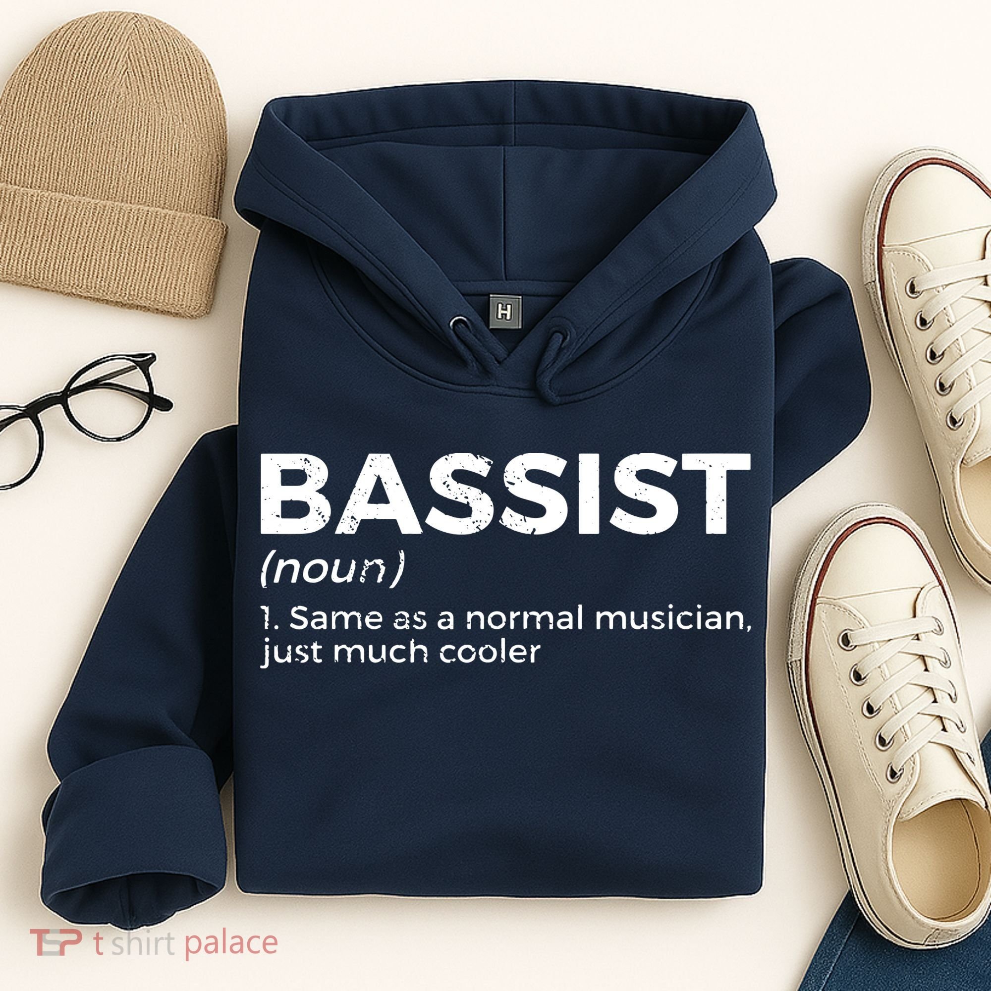 Bassist Definition Bass Player For Musicians Hoodie