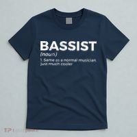 Bassist Definition Bass Player For Musicians T-Shirt thumb 5