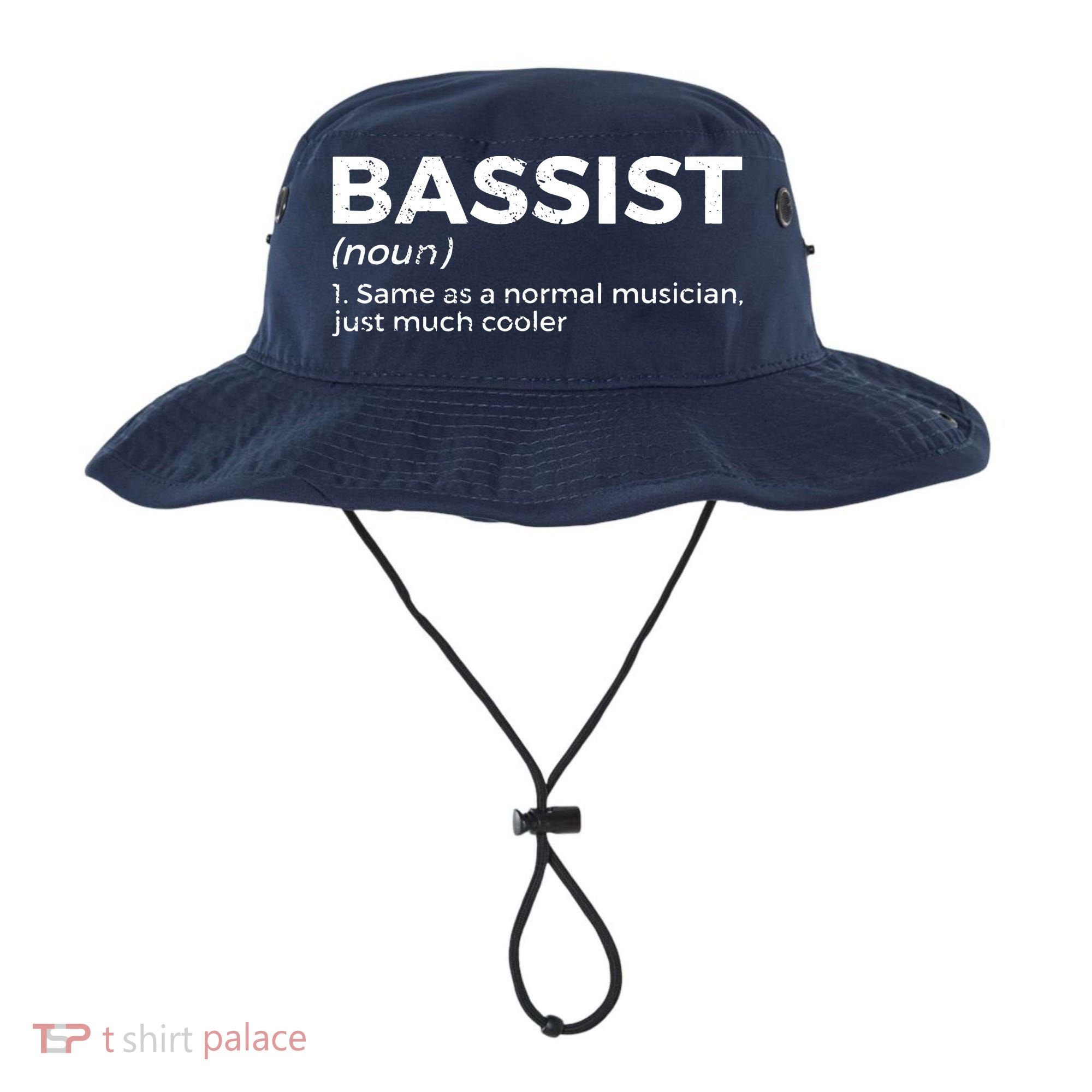 Bassist Definition Bass Player For Musicians Bucket Hat