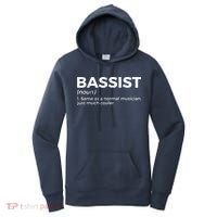 Bassist Definition Bass Player For Musicians Women's Hoodie thumb 0