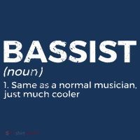 Bassist Definition Bass Player For Musicians Women's Hoodie thumb 2
