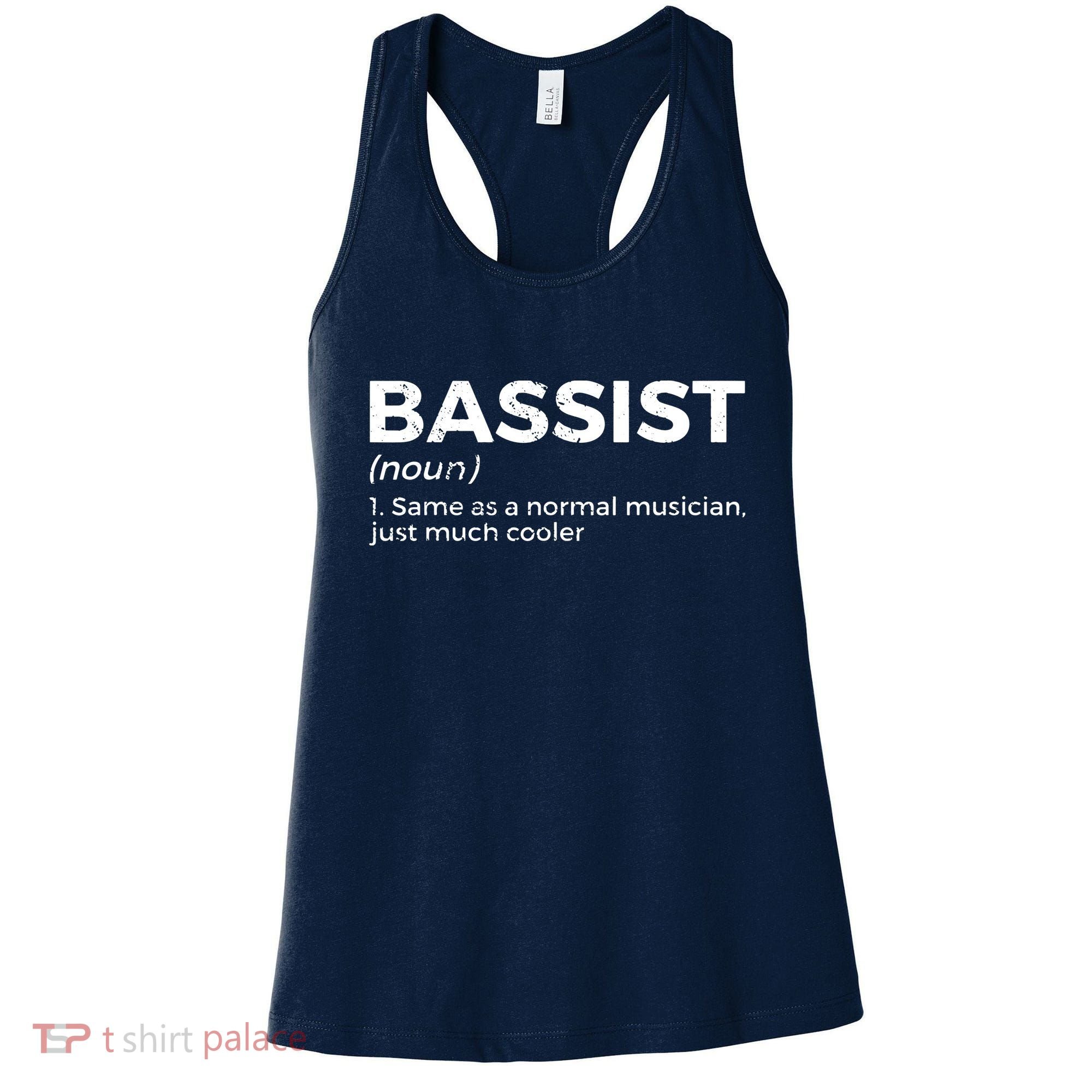 Bassist Definition Bass Player For Musicians Women's Tank Top