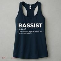 Bassist Definition Bass Player For Musicians Women's Tank Top thumb 3