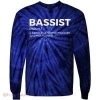 Bassist Definition Bass Player For Musicians Tie-Dye Long Sleeve Shirt thumb 0