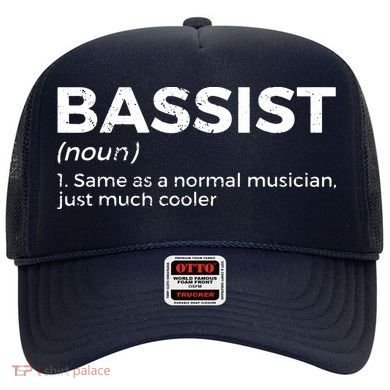 Bassist Definition Bass Player For Musicians Hat