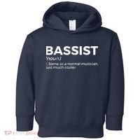 Bassist Definition Bass Player For Musicians Toddler Hoodie thumb 0