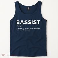 Bassist Definition Bass Player For Musicians Tank Top thumb 2