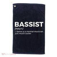 Bassist Definition Bass Player For Musicians Golf Towel thumb 0