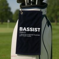 Bassist Definition Bass Player For Musicians Golf Towel thumb 2