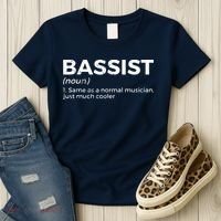 Bassist Definition Bass Player For Musicians Women's T-Shirt thumb 3