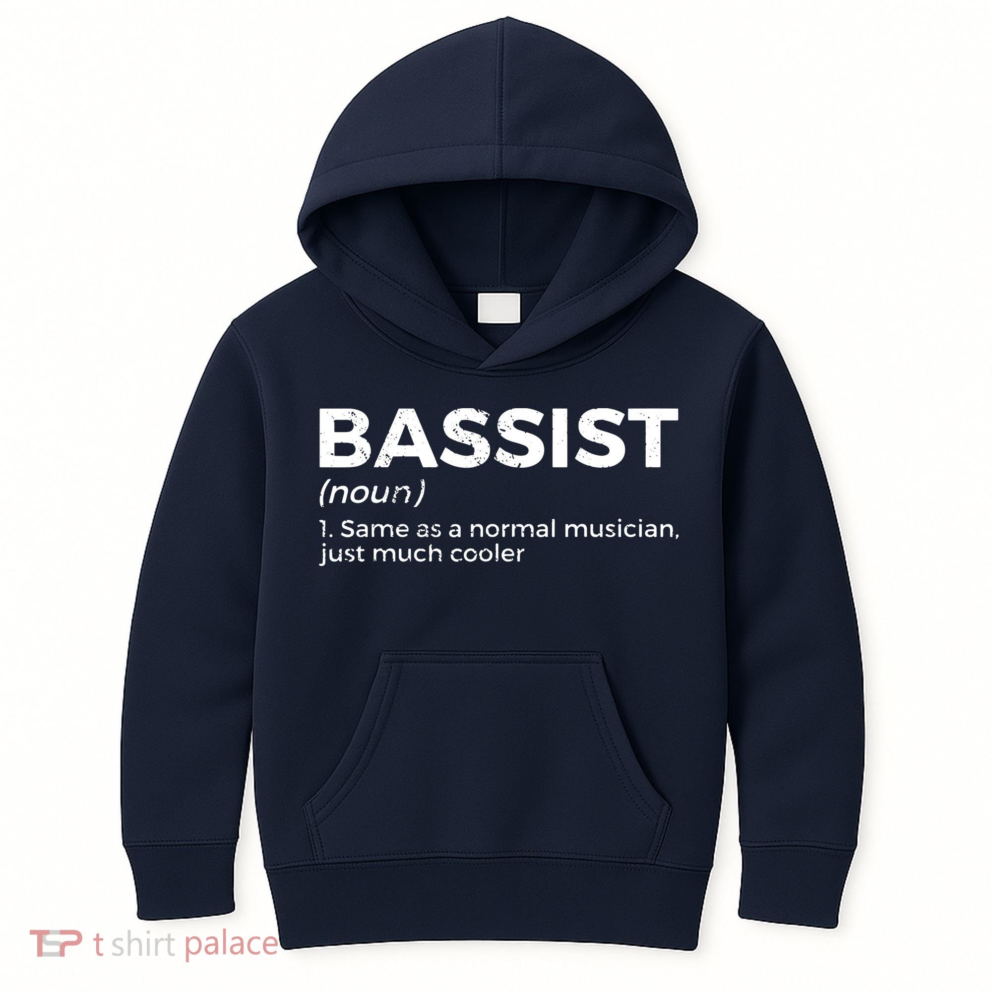 Bassist Definition Bass Player For Musicians Kids Hoodie