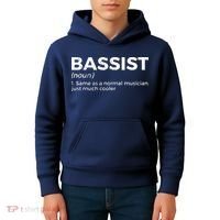 Bassist Definition Bass Player For Musicians Kids Hoodie thumb 4