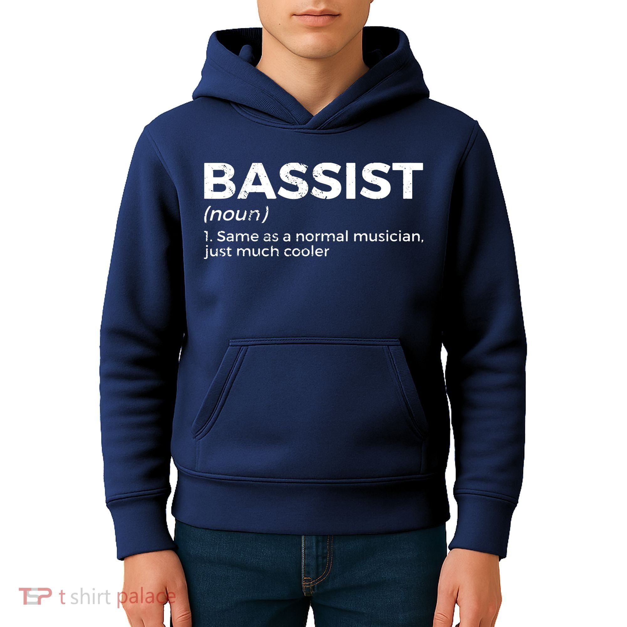 Bassist Definition Bass Player For Musicians Kids Hoodie