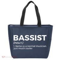 Bassist Definition Bass Player For Musicians Tote Bag thumb 0