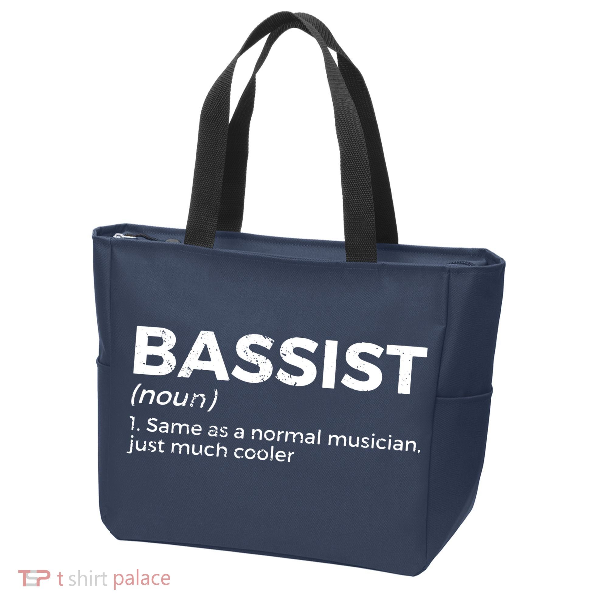 Bassist Definition Bass Player For Musicians Tote Bag