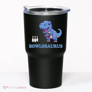 Bowling Dinosaur Tumbler
