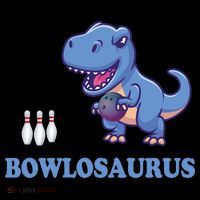 Bowling Dinosaur Ornament thumb 1