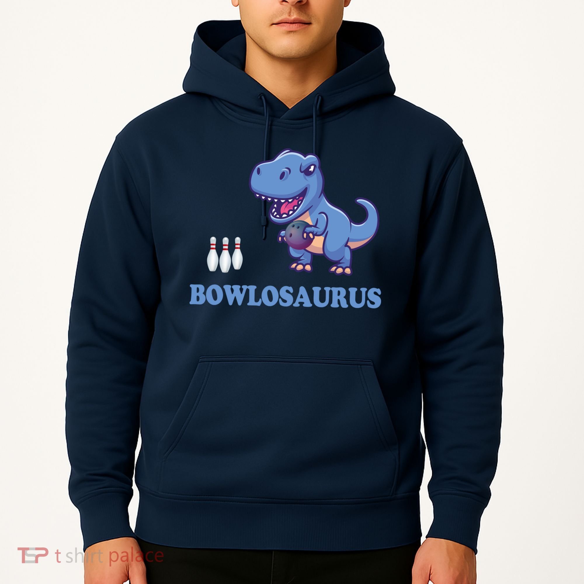 Bowling Dinosaur Hoodie