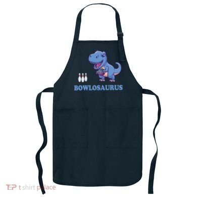 Bowling Dinosaur Apron