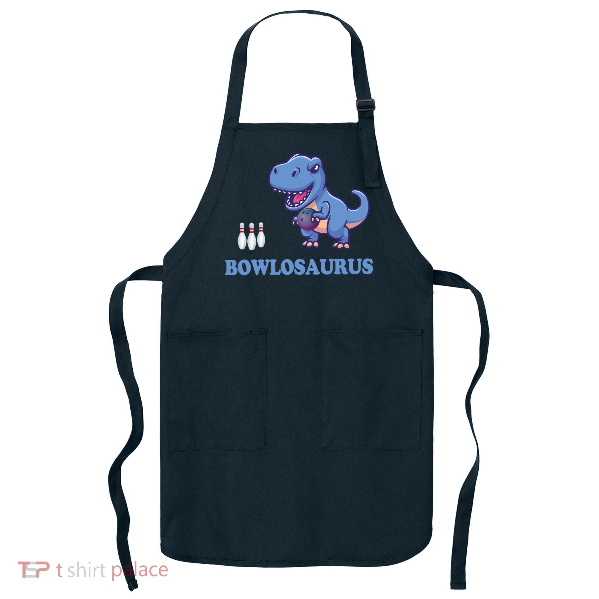 Bowling Dinosaur Apron