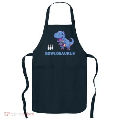 Bowling Dinosaur Apron